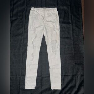 Vibrant White Denim Jeans